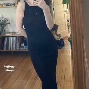 St. Agni Black Maxi Dress